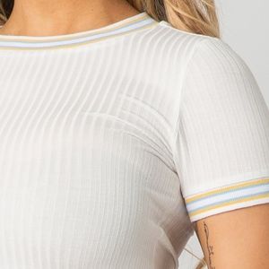 BAND DETAIL SOLID CROP TOP